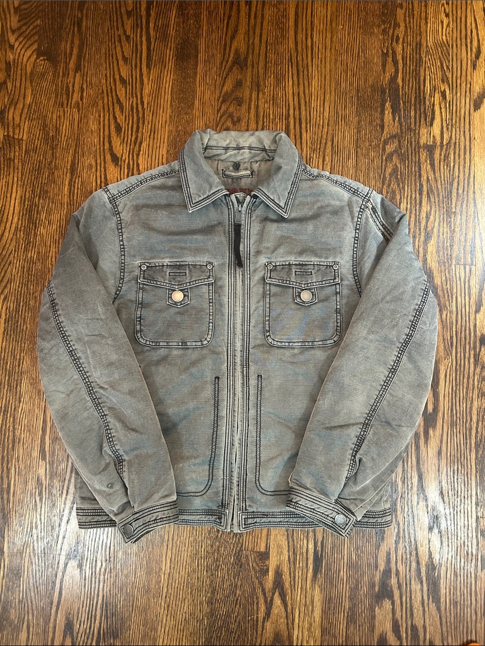 Vintage Y2K Mexx Canvas Construction Jacket